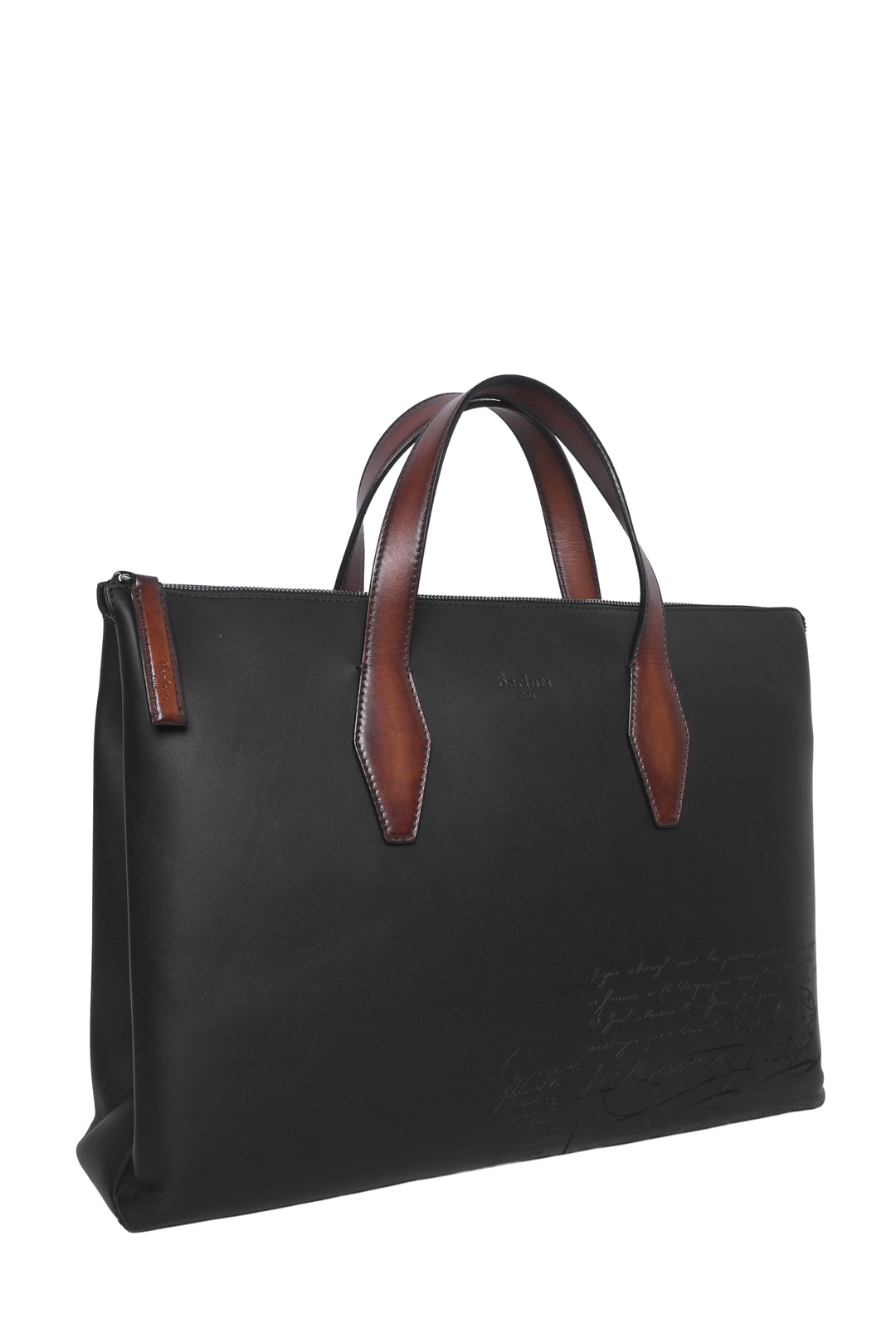 Berluti Men's Perspective Scritto Leather Briefcase