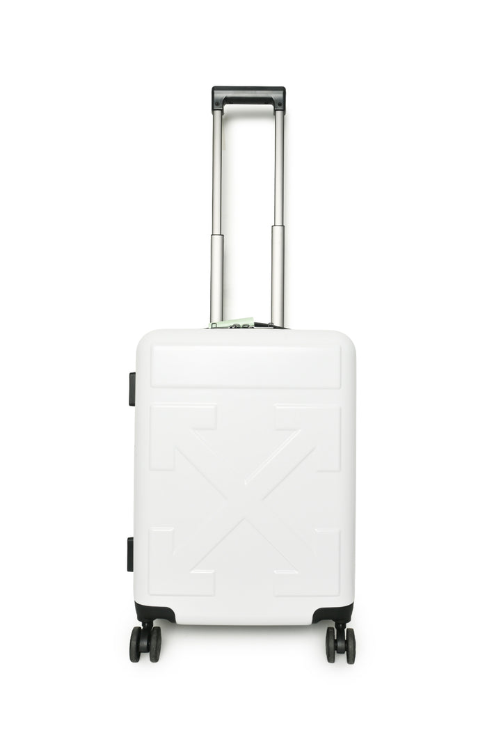Off White Arrow Trolley Suitcase