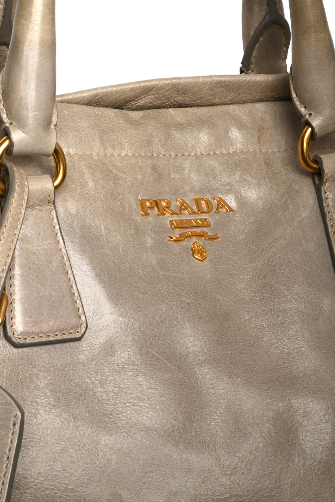 Prada Vitello Shine Leather Tote