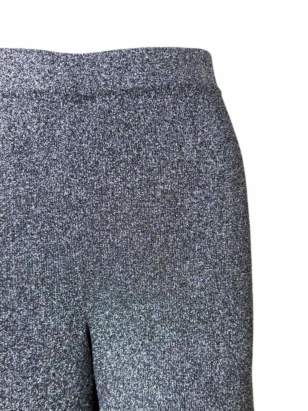 Missoni Size 48 Silver Metallic Pants