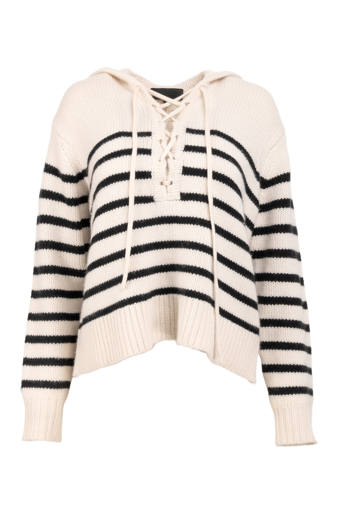Nili Lotan Size XS Hooded Striped Cashmere Sweater