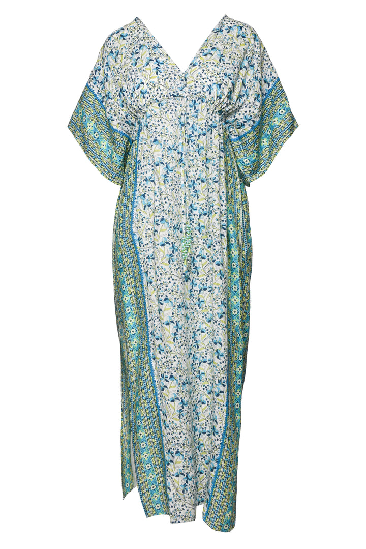 Poupette St Barth Size S/M Pattern Maxi Caftan Dress