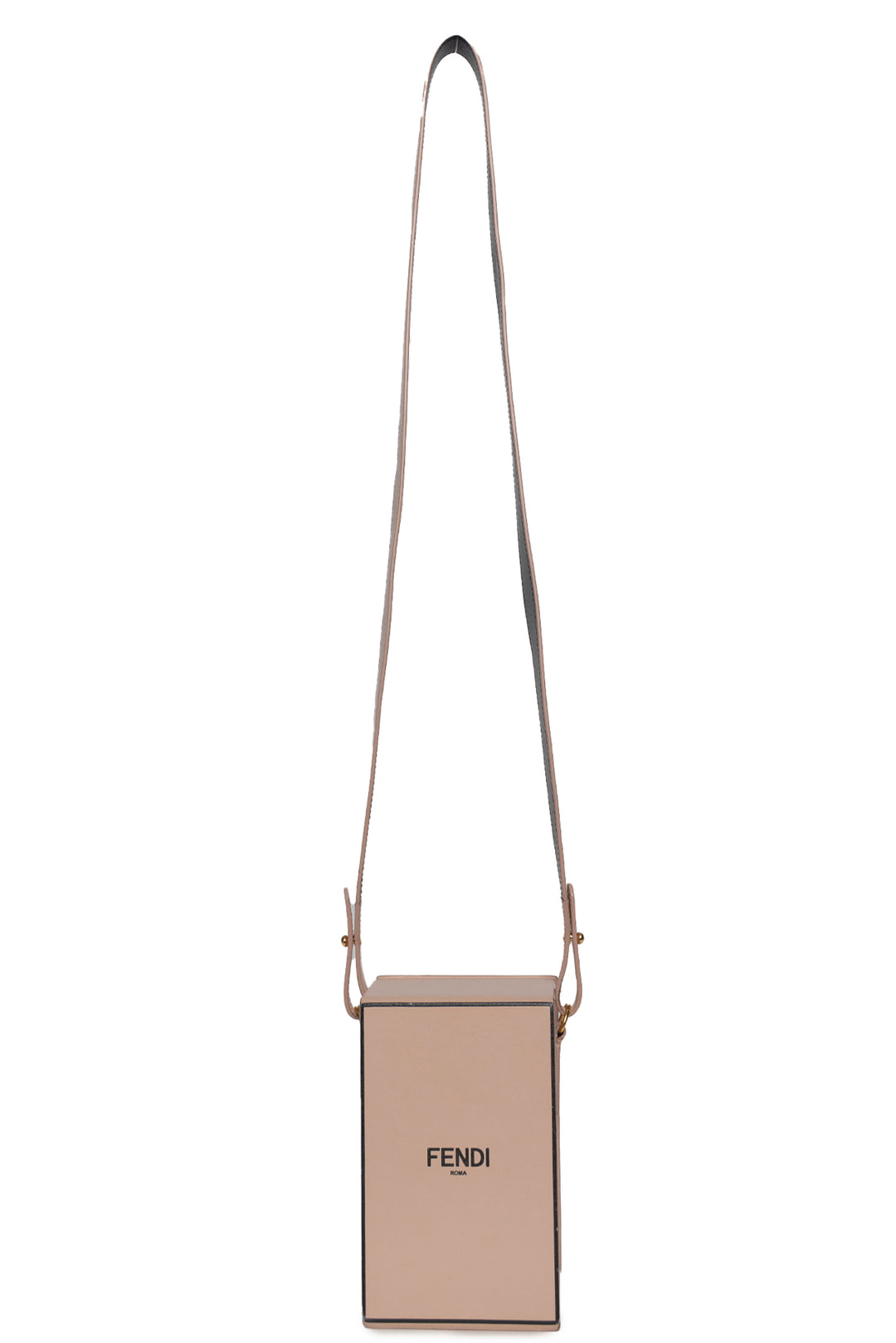 Fendi Leather Vertical Box Crossbody Bag