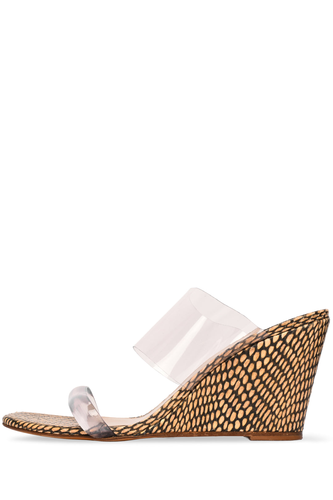 Maryam Nassir Zadeh Size 39.5 Olympia PVC Wedge Sandals