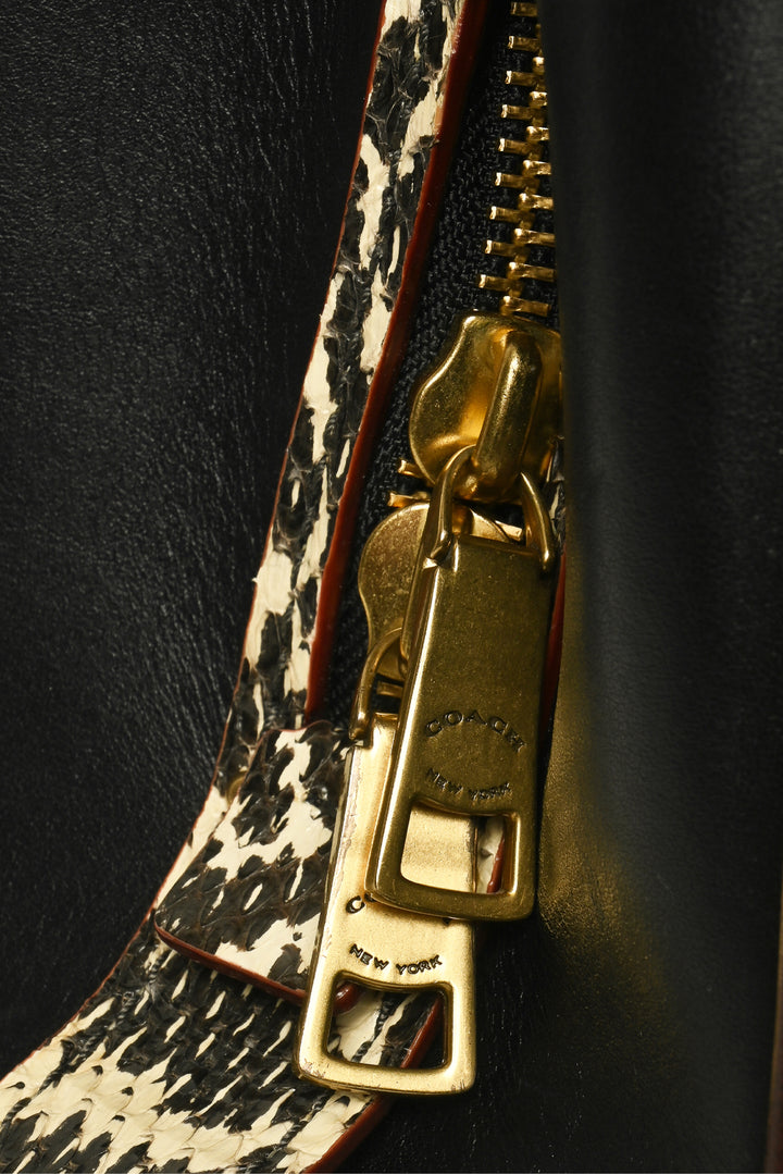 Coach Signature Canvas, Calfskin & Snakeskin Dreamer 36 Tote