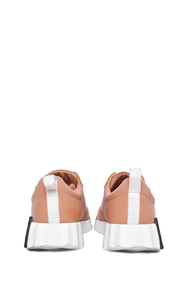 Hermes Size 38 Leather & Suede Bouncing Sneaker