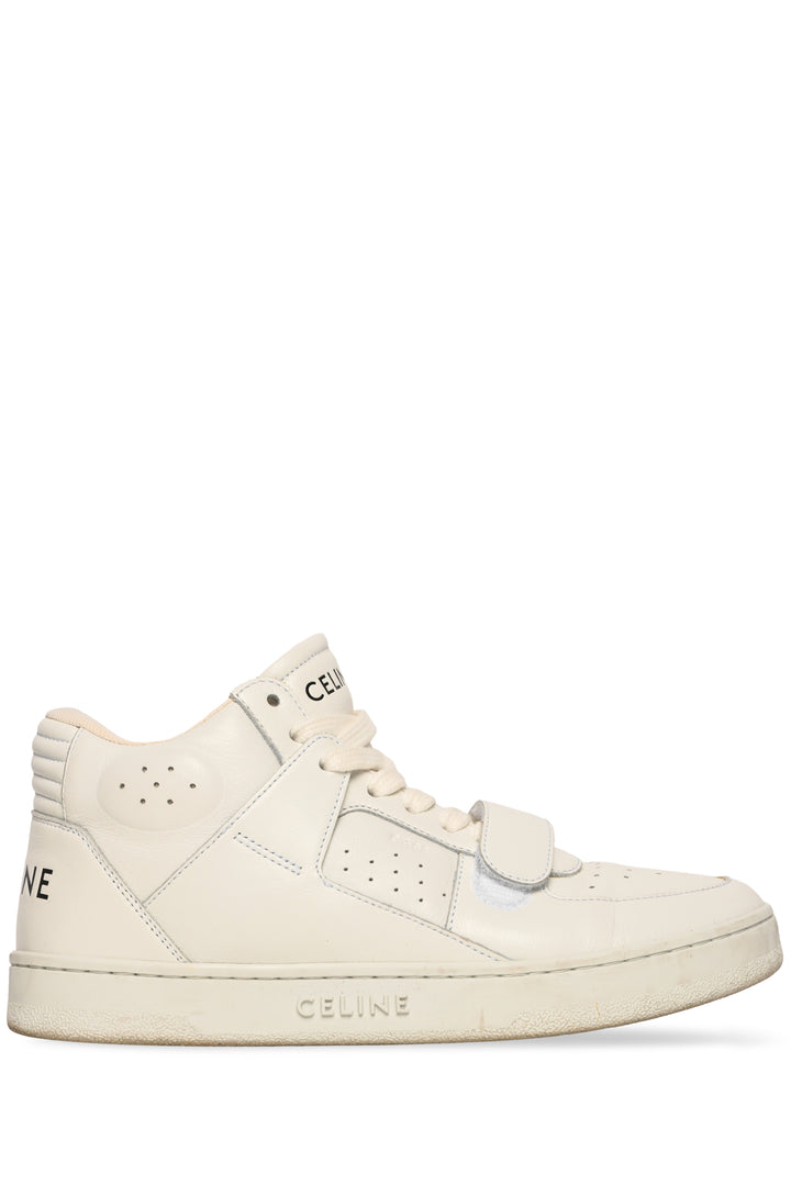 Celine Size 37 CT-02 Leather Mid Top Sneaker