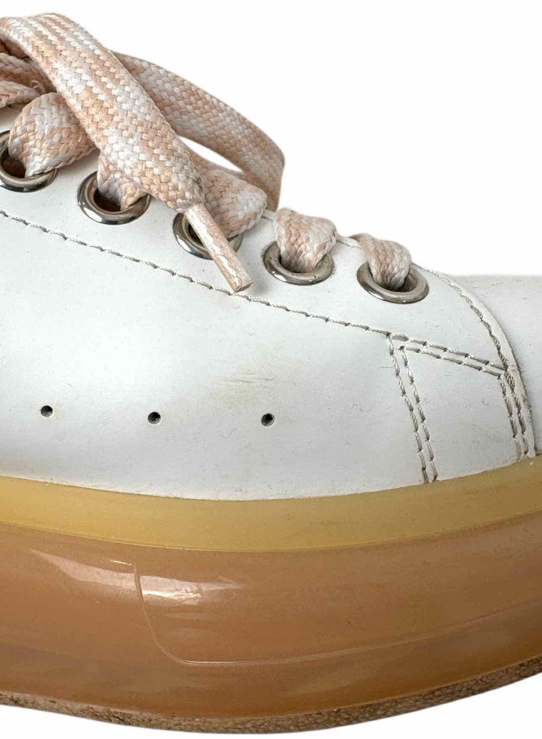 Alexander Mcqueen Size 39 Oversized Platform Leather Sneaker