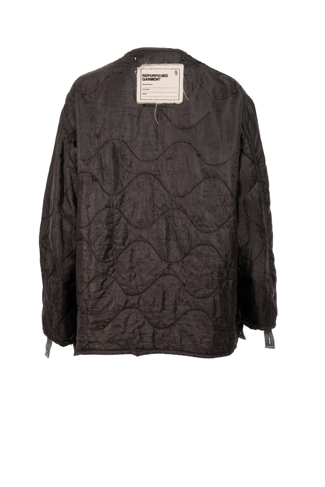 R13 Size OS Repurposed Garment Bomber Liner Jacket