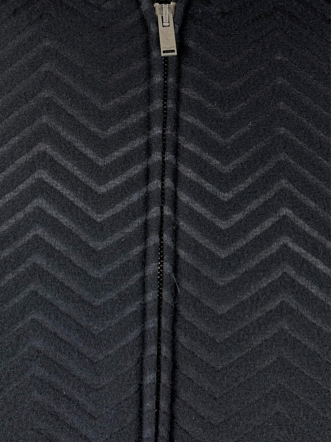 Saint Laurent Size XL Men's 2019 Zigzag Wool-Blend Bomber Jacket