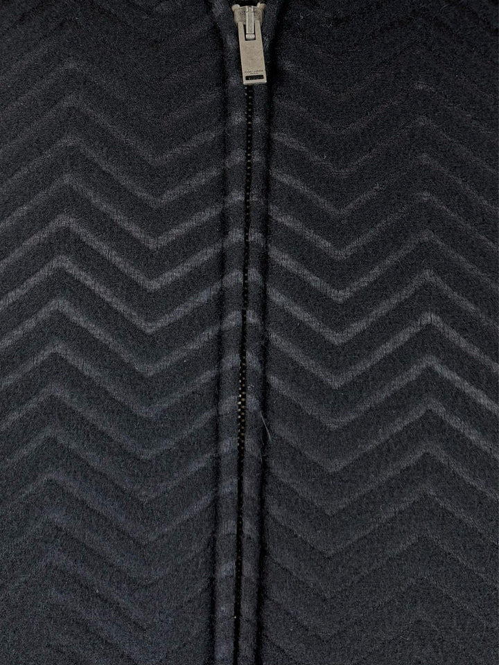 Saint Laurent Size XL Men's 2019 Zigzag Wool-Blend Bomber Jacket