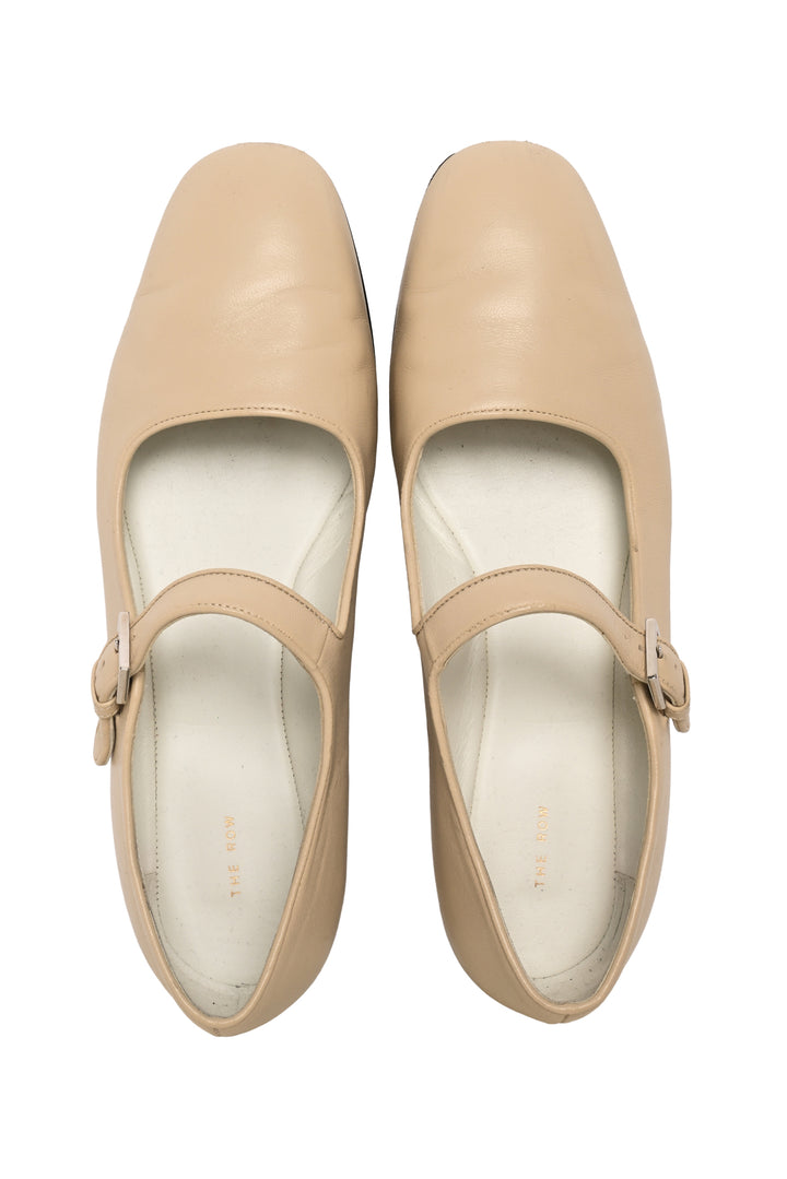 The Row Size 36 Ava Leather Ballet Flats