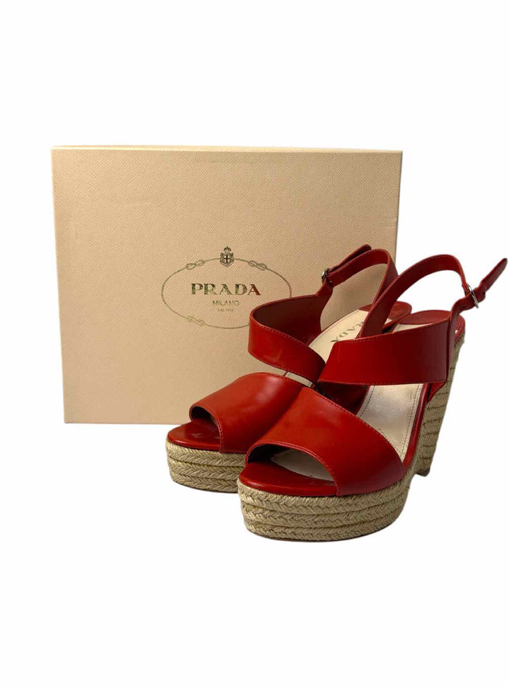 Prada Size 40 Wedges