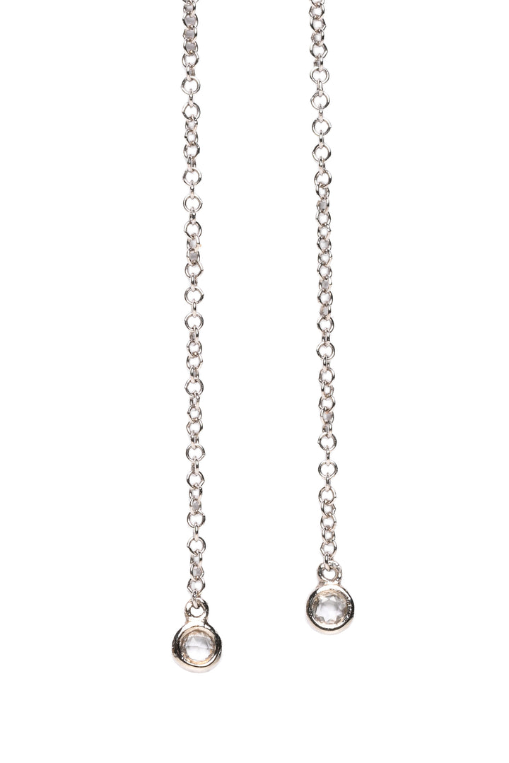 EF Collection 14K White Gold Diamond Necklace