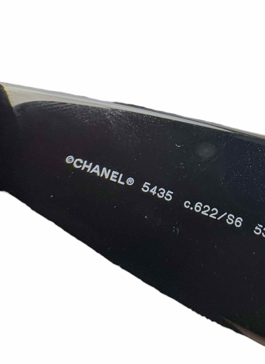 Chanel Black Rectangle Sunglasses Eyewear