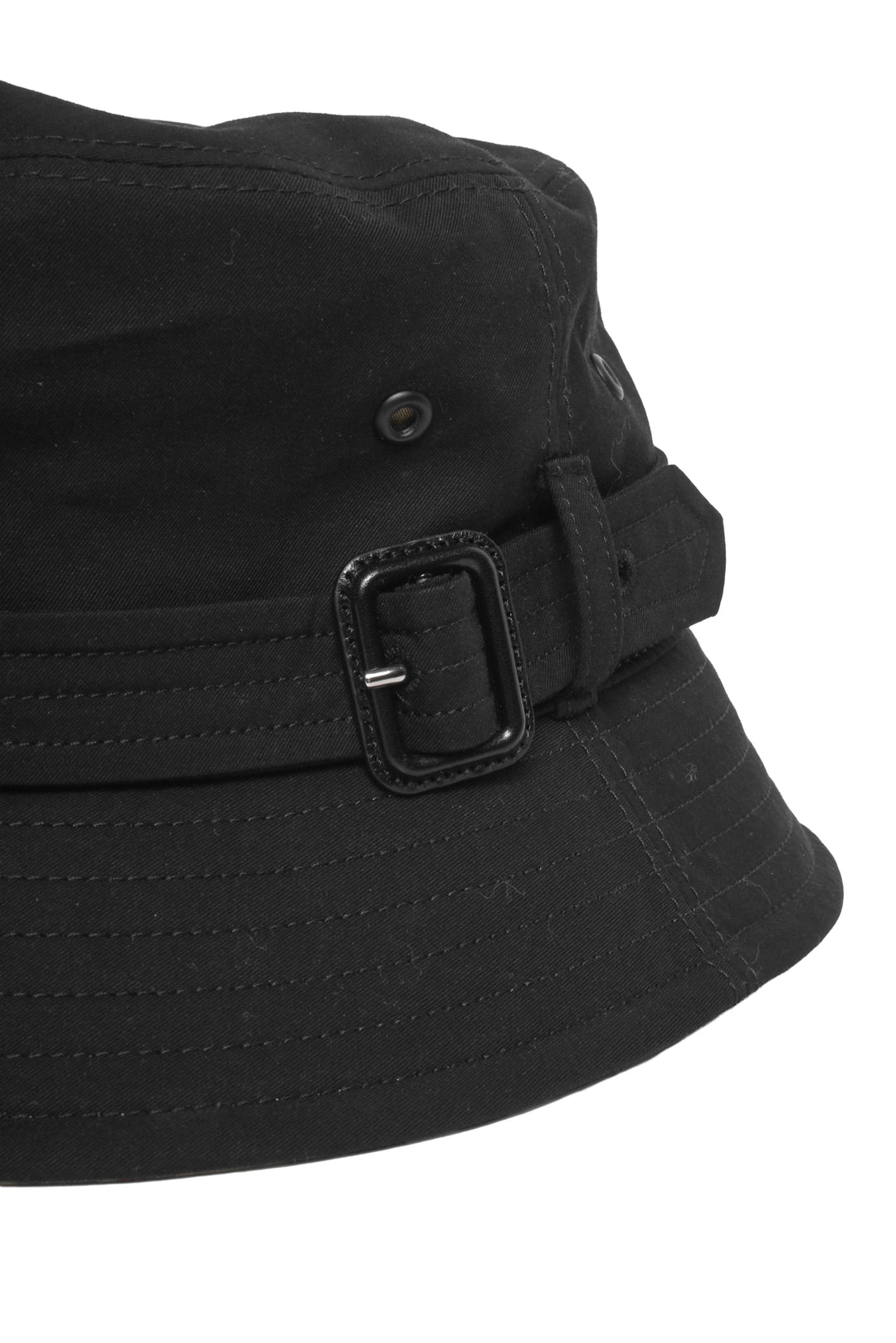 Burberry Size M Cotton Gabardine Belted Bucket Hat