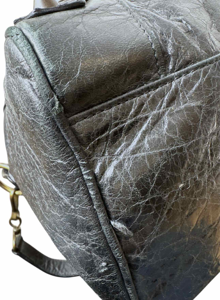 Balenciaga Black Leather City Bag Purse