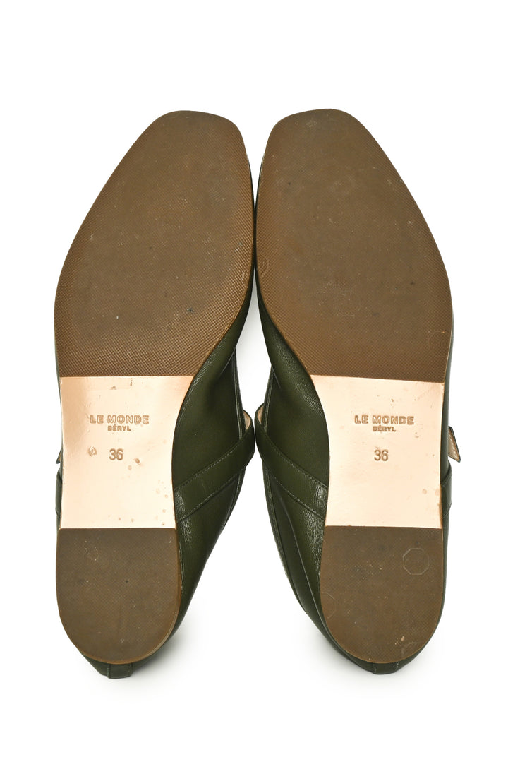 Le Monde Beryl Size 36 Ballet Mary Jane Flats