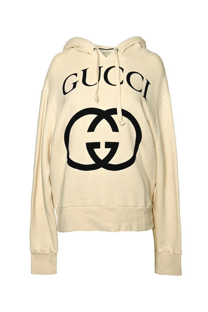 Gucci Size XS Interlocking G Logo Hoodie