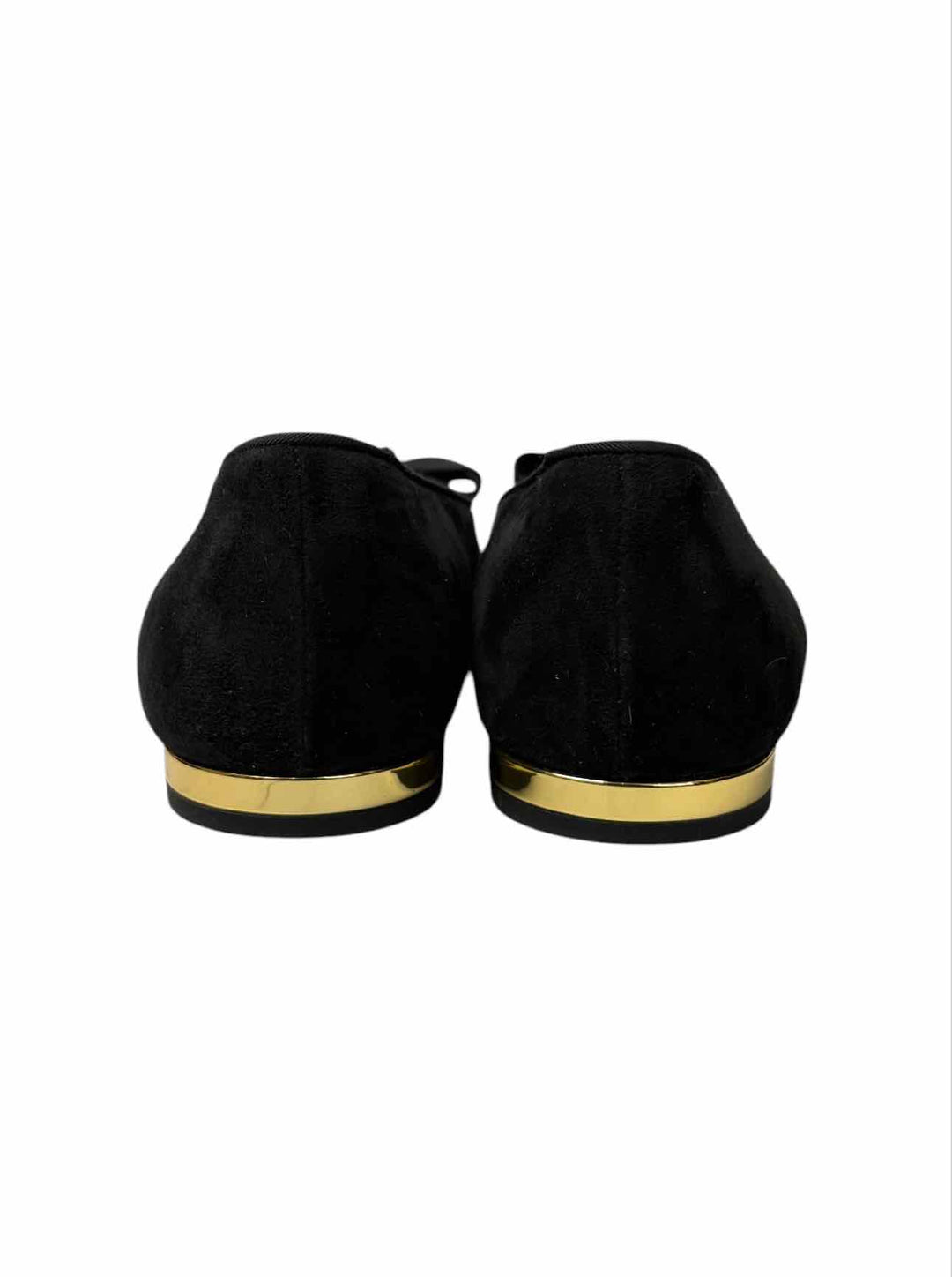 Chanel Size 38.5 Suede/Grosgain Ballet Flats