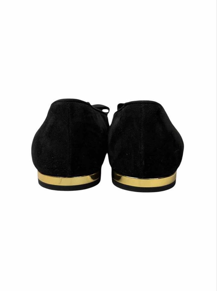 Chanel Size 38.5 Suede/Grosgain Ballet Flats