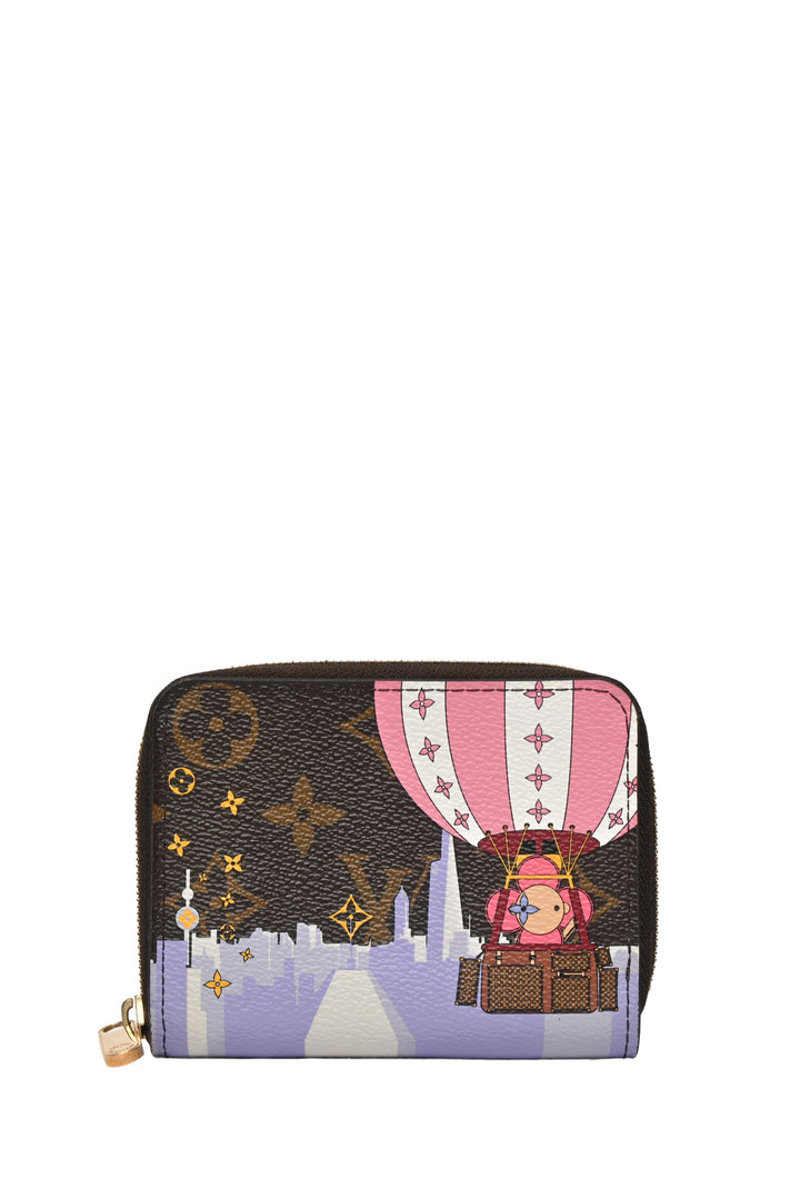 Louis Vuitton 2019 Monogram Christmas Animation Zippy Coin Purse