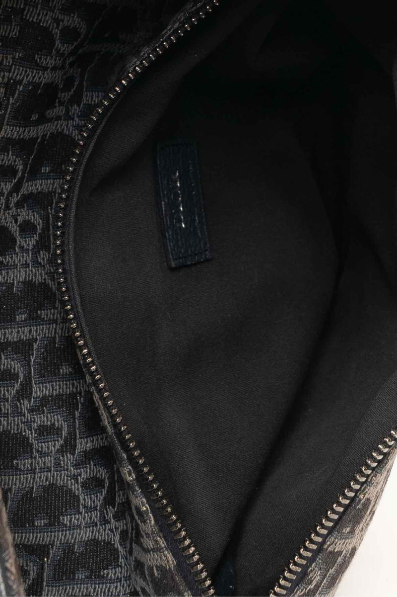 Christian Dior Oblique Jacquard Crossbody Saddle Bag