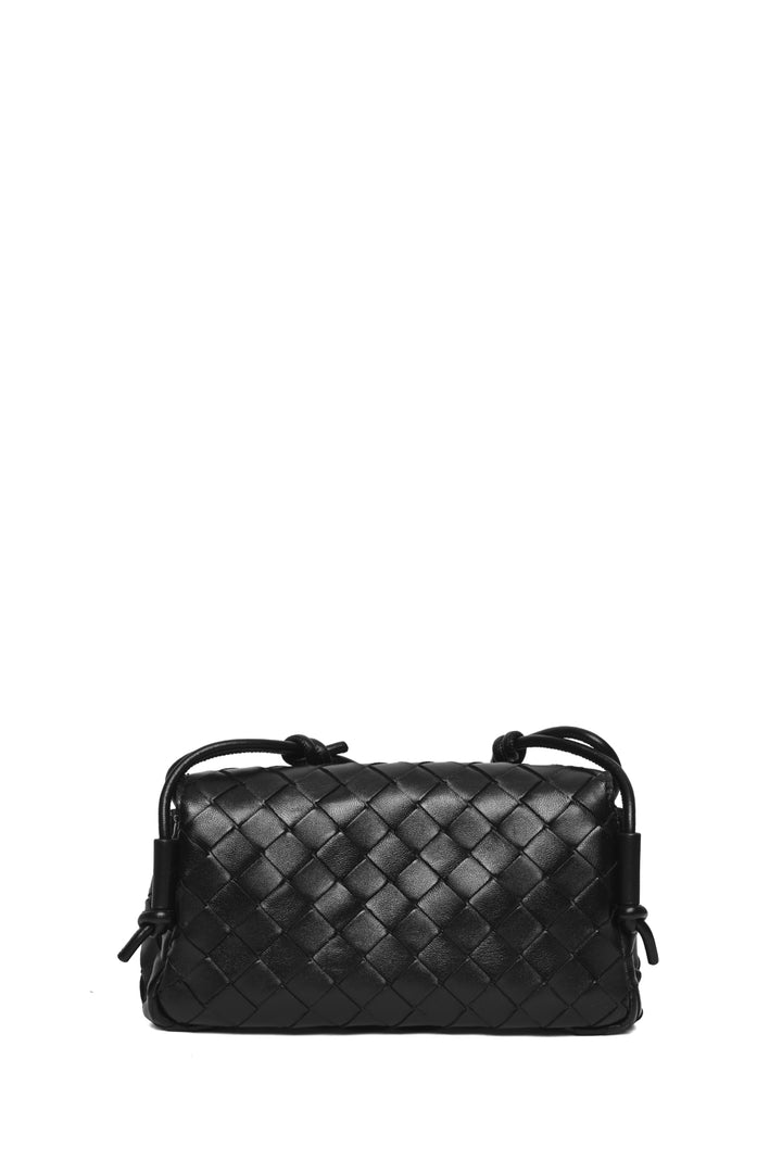 Bottega Veneta Intrecciato Leather Notturno Shoulder Bag