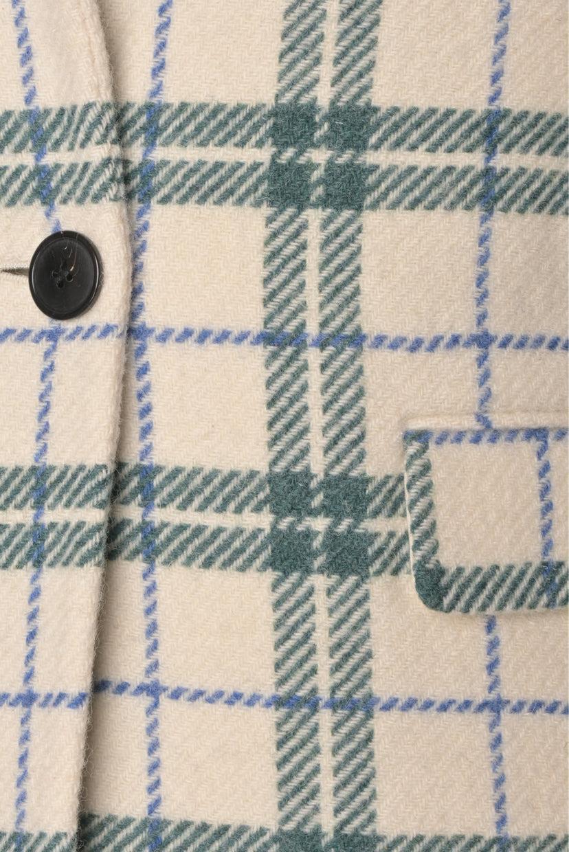 Isabel Marant Etoile Size 36 Charly Check Patterned Wool Blazer