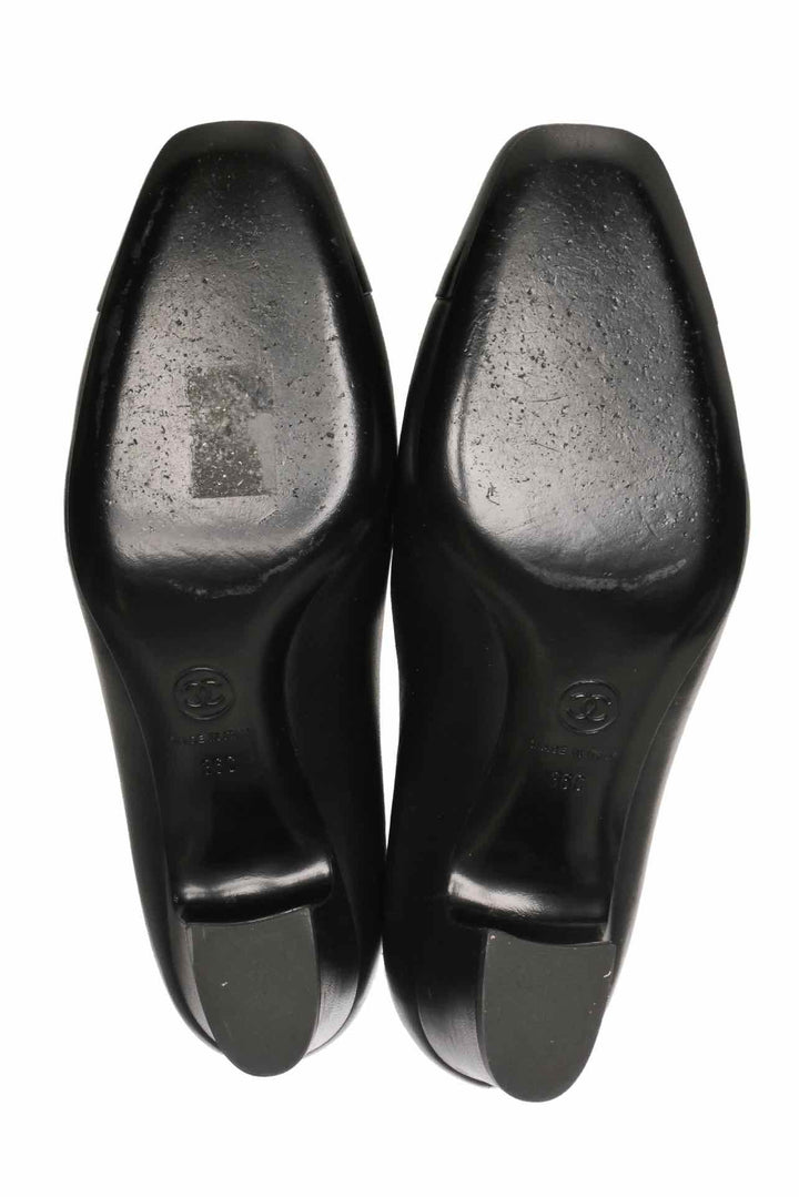Chanel Size 36 Cap Toe Ballet Pumps