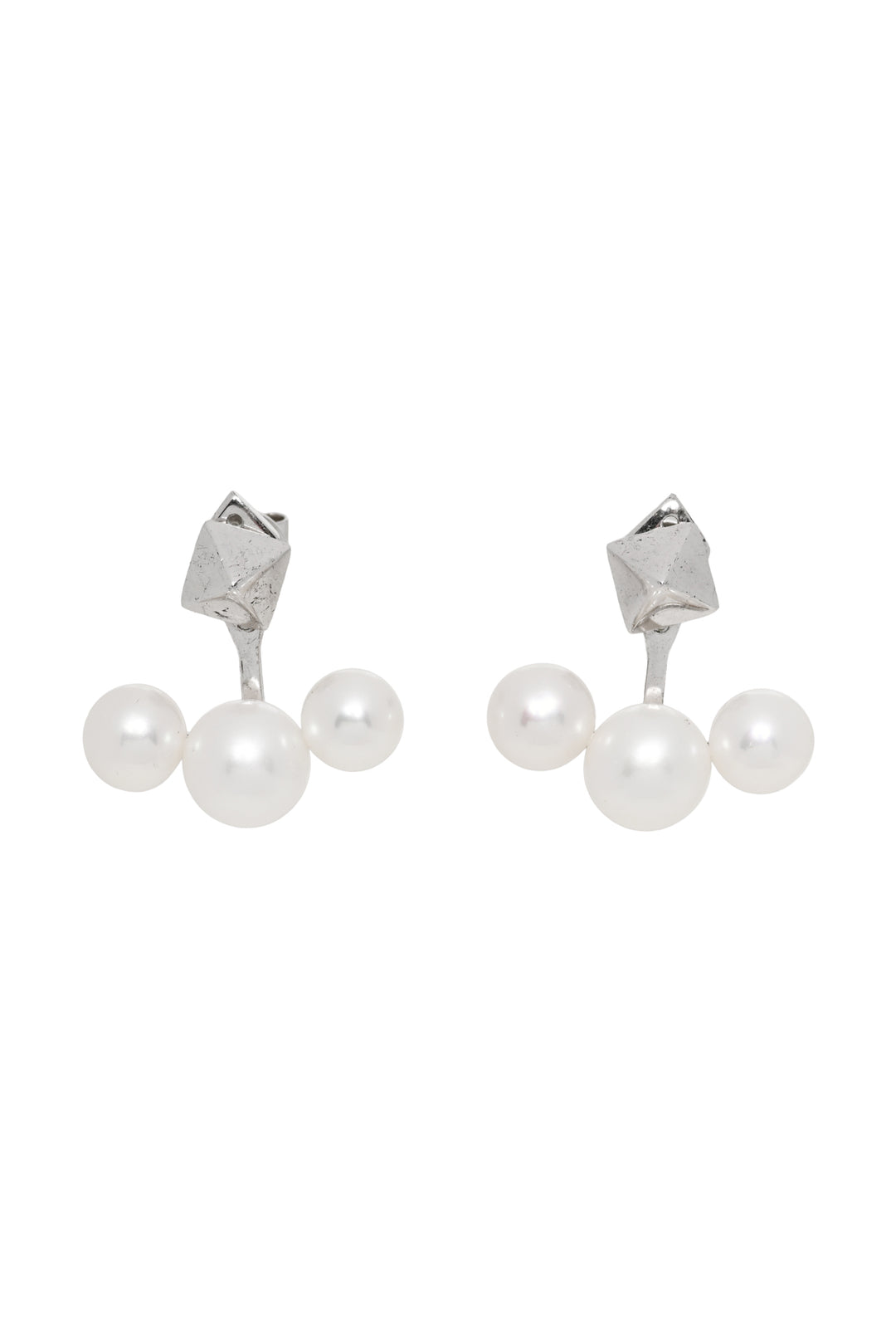 Birks Rock & Pearl Stud & Pearl Jacket Earrings