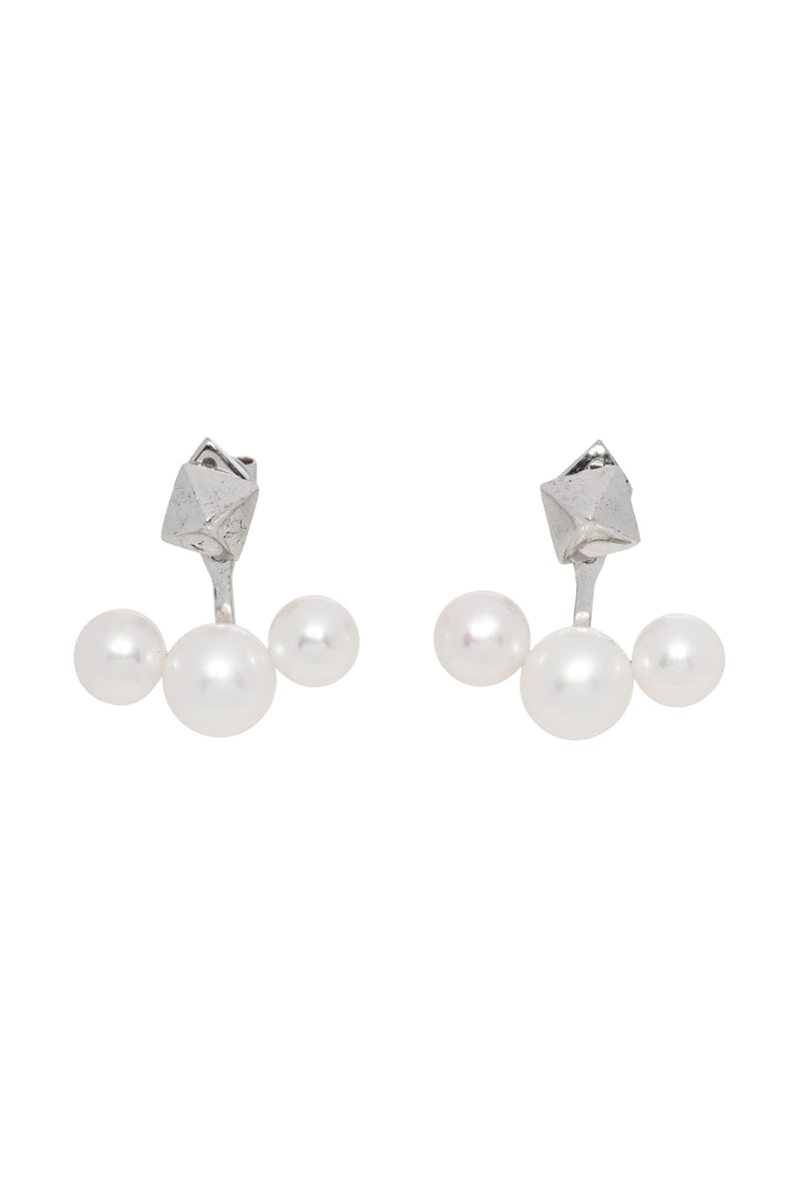 Birks Rock & Pearl Stud & Pearl Jacket Earrings