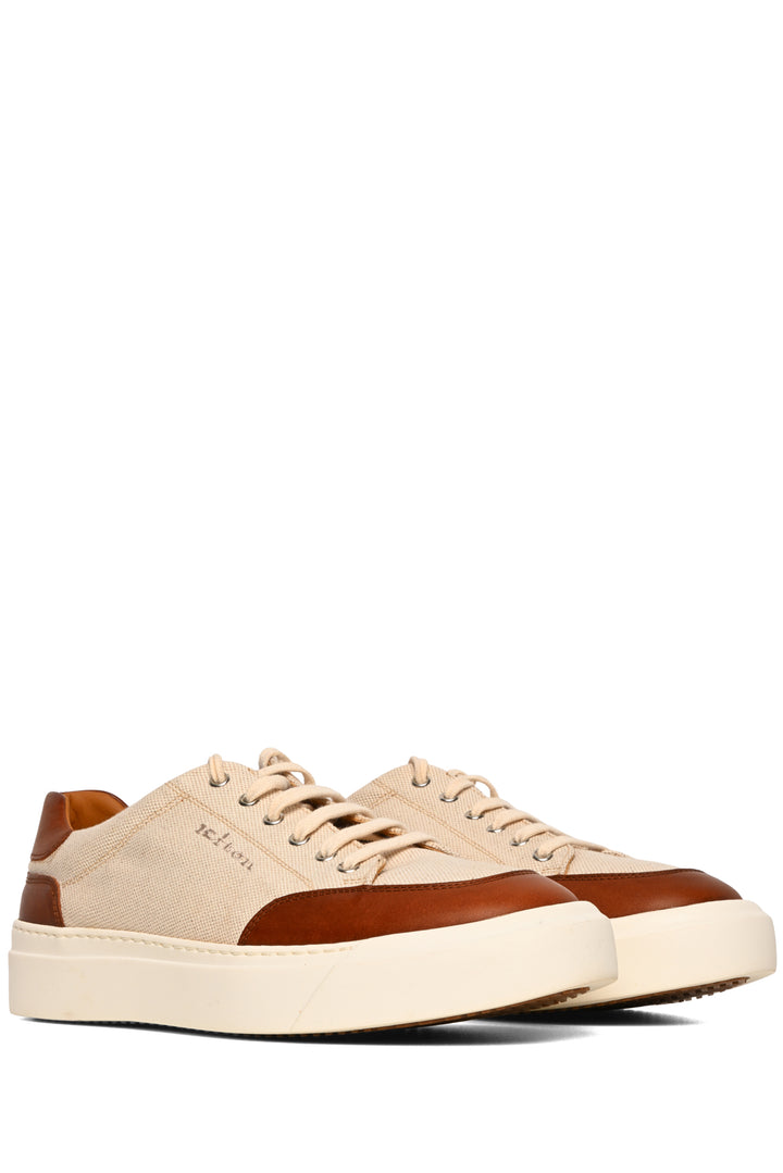 Kiton Size 42.5 Men's Canvas & Leather Sneakers