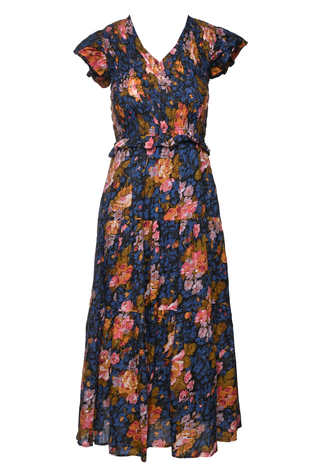 patterned smock dress Sea New York Size 0 Ines Floral Smock Dress - Luxury Used Designer Dresses