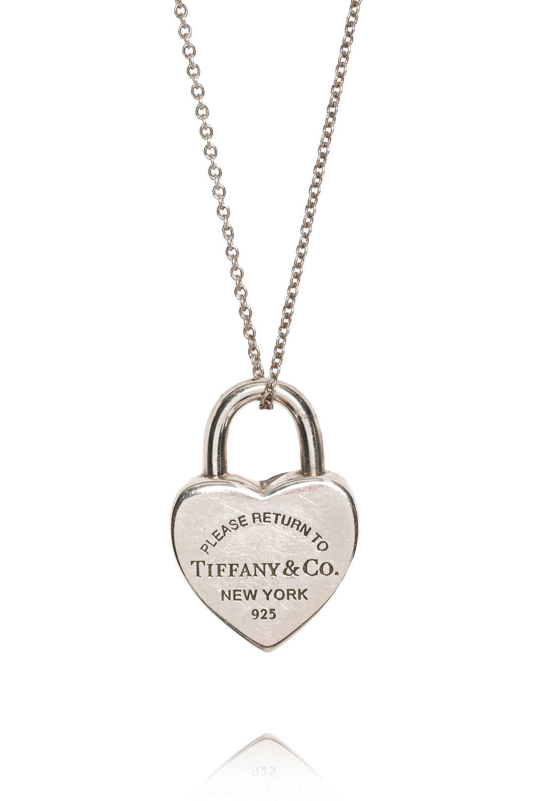 Tiffany & Co Return To Tiffany Heart Lock Charm Necklace