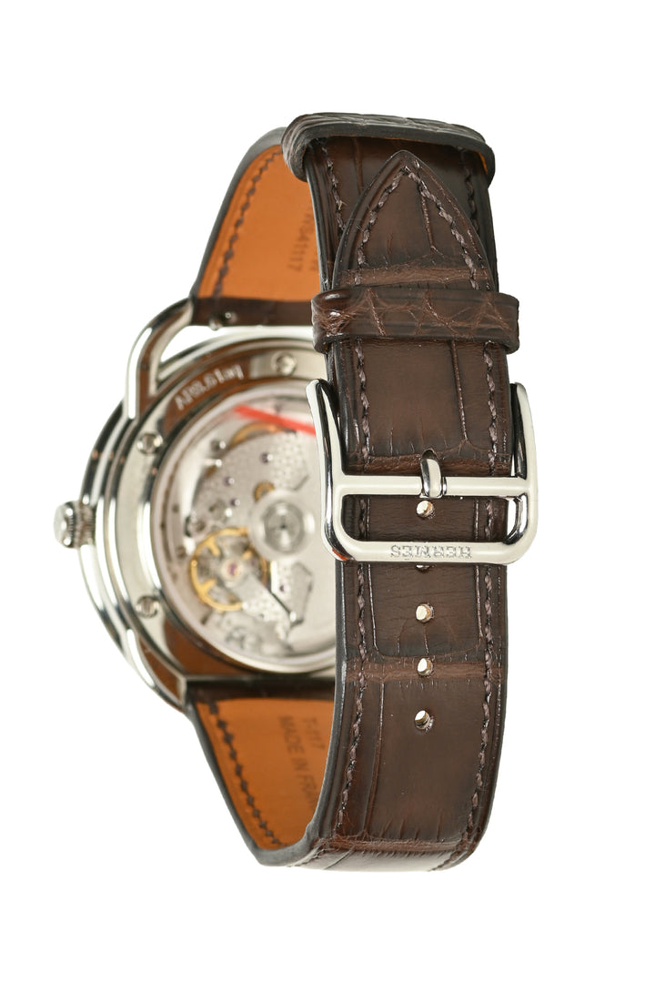 Hermes 2025 Alligator Strap Stainless Steel Arceau 40MM Automatic Watch