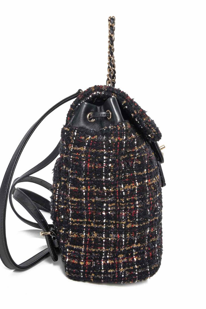 Chanel 2010 Tweed Mini Urban Spirit Backpack