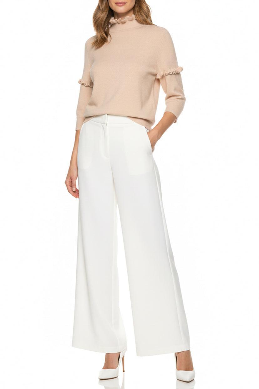 Chloe Size M Turtleneck Short Sleeve Sweater