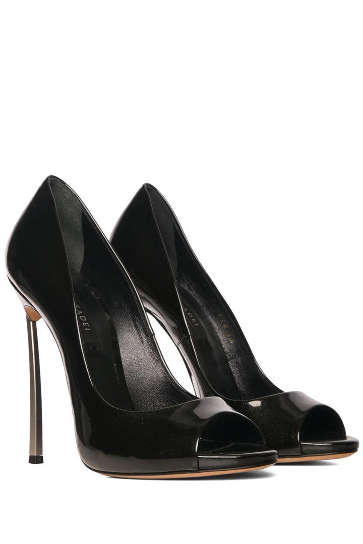 Casadei Size 8 Peep Toe Blade Pumps