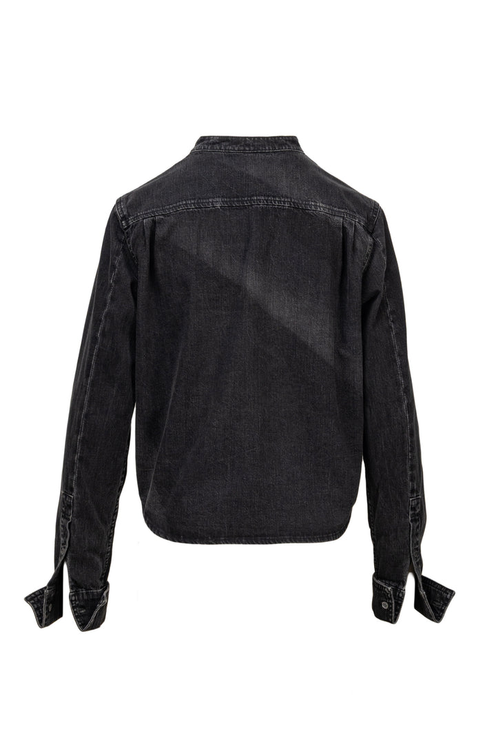 Loewe Size 4 Pleated Denim Shirt