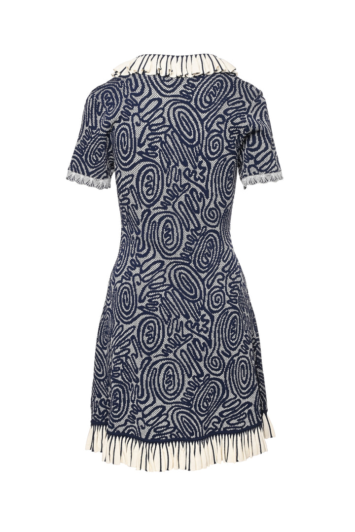 Ulla Johnson Size M Gabrielle Abstract Print Jacquard Dress