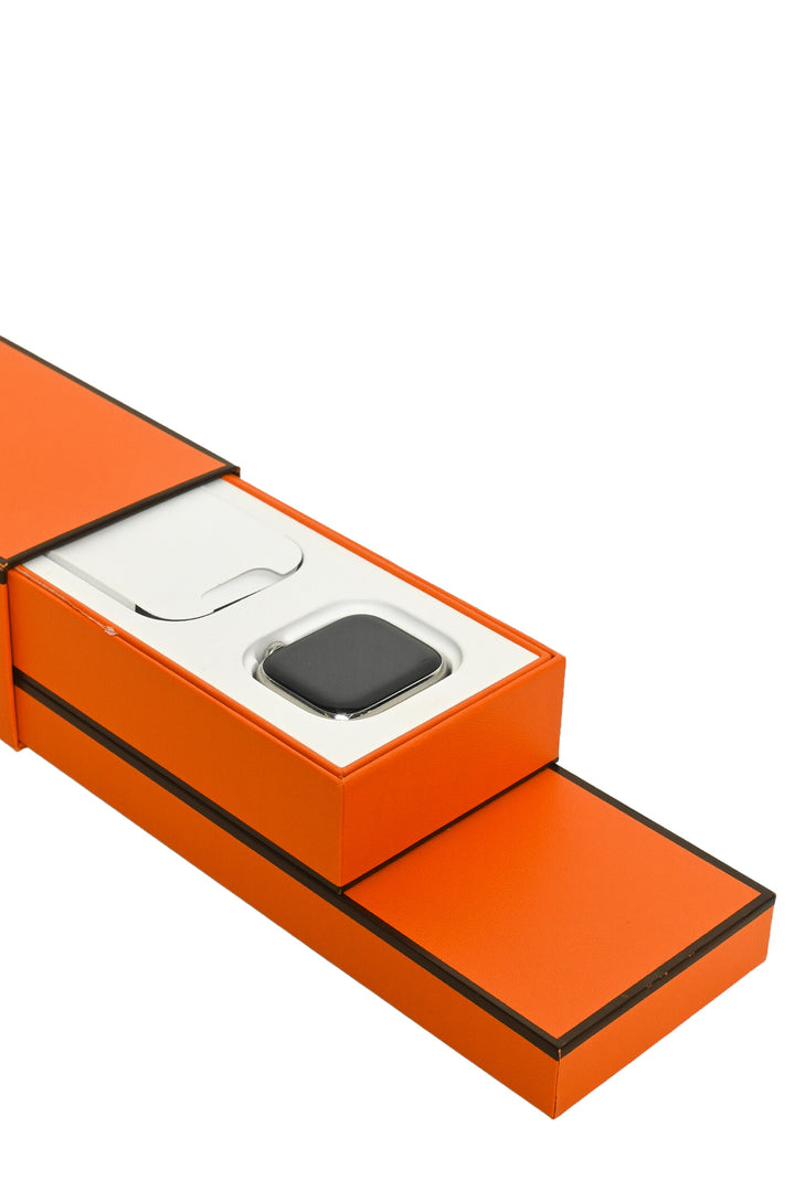 Hermes 41MM Silver Stainless Steel Series 7 Apple Watch