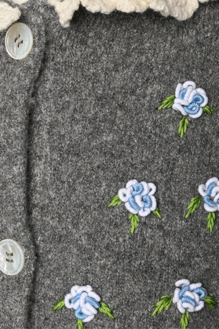Shushu/Tong Size 6 Floral Cardigan
