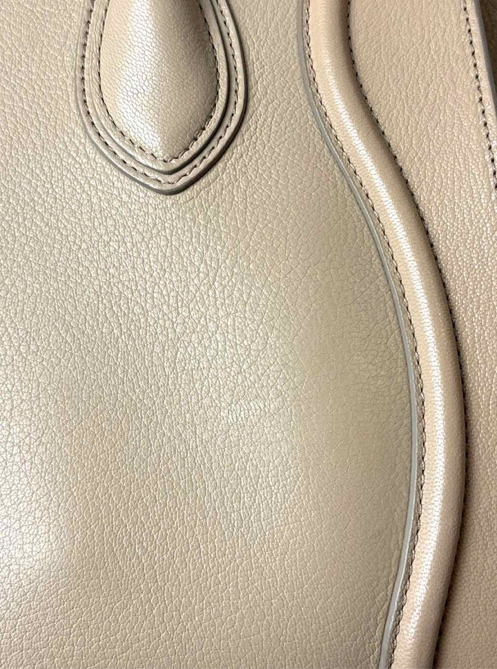 Celine Leather Mini Luggage Tote Purse