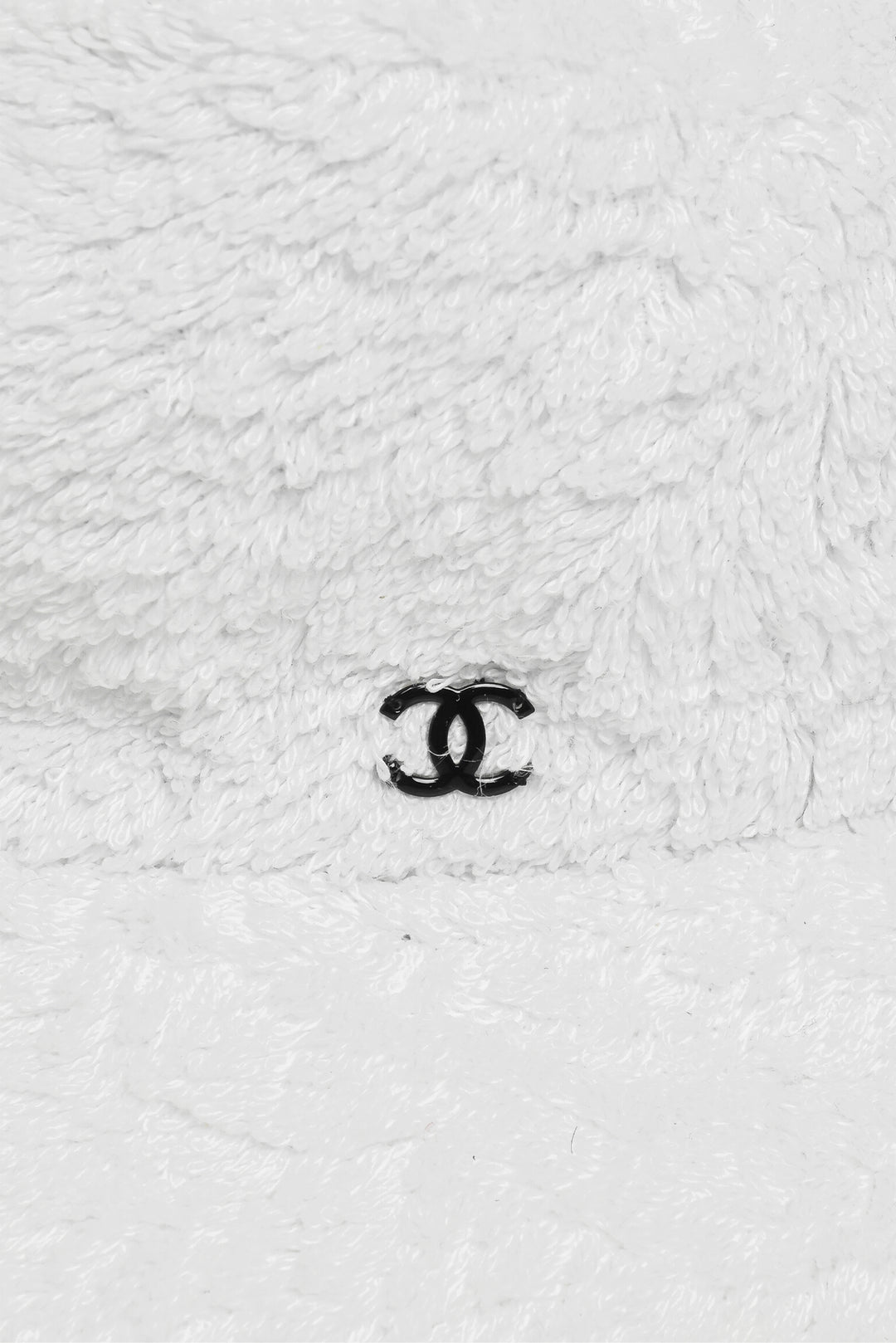 Chanel Size M Terry Cloth CC Bucket Hat