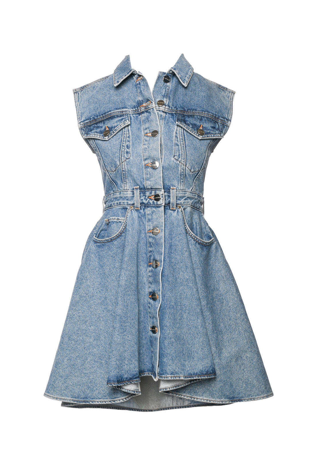 Gold Sign Size XS Denim Dress