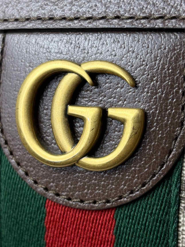Gucci GG Supreme Web Carry On Rolling Travel Bag Luggage