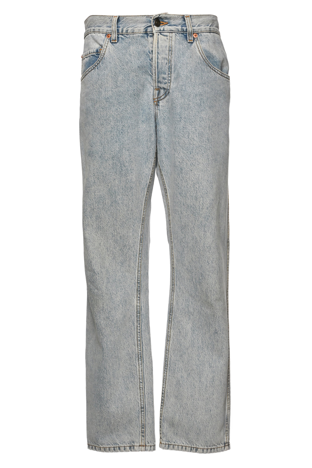 Gucci Size 36 Men's Back Logo Distressed Jeans