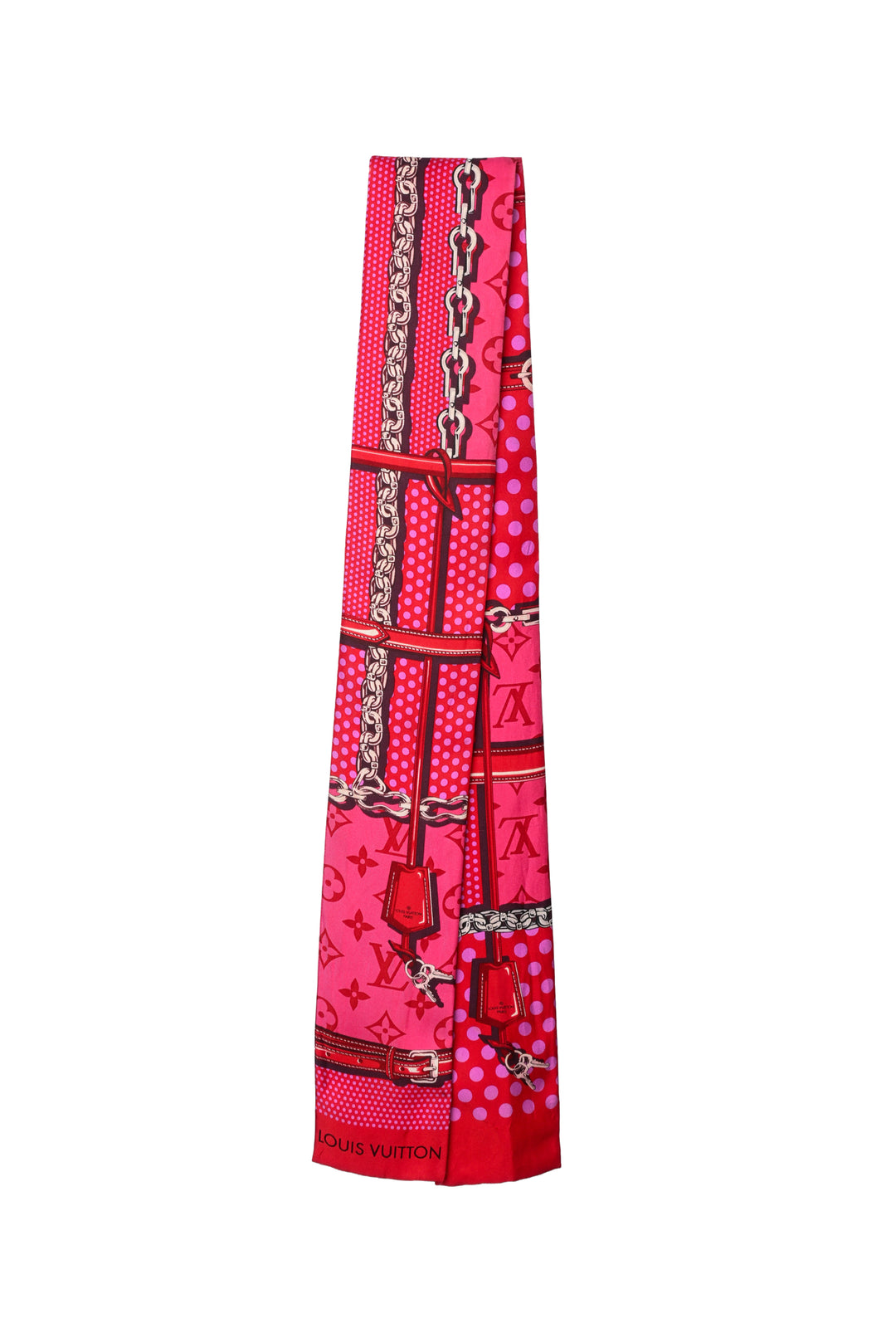 Louis Vuitton 2018 Monogram Pop Confidential Silk Bandeau Scarf