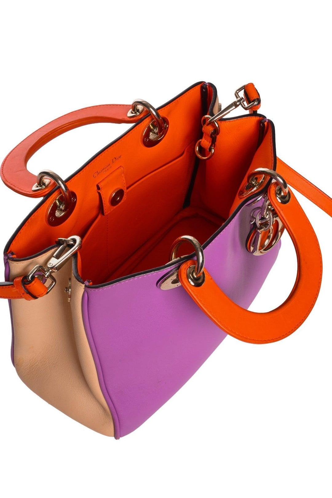 Dior 2014 Tricolour Mini Diorissimo Tote